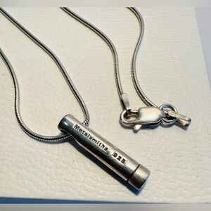 Vintage Metalsmiths 925 Sterling Silver Pendant with CZ